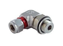 Superlok SPMEI-6-8U 3/8"T X 3/4-16 SAE/MS - Positionable Male Elbow | YarinInd