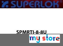 Superlok SPMRTI-8-8U 1/2"T X 1/2"M SAE/MS Straight Thread - Positionable Male Run Tee - 2 Ferrule - 316 Stainless Steel