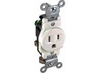Orbit SR15-W 15A 120V SINGLE RECEPTACLE WHITE