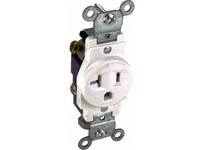 Orbit SR20-250-I 20A 250V SINGLE RECEPTACLE IVORY | High-Quality Industrial Supplies