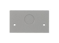 Hubbell Wiring SS2309FGYA PEDESTAL FACE PLT 3/4" KO GY