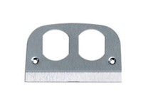 Hubbell Wiring SS309D LOCON FACE PLATE DUP SS