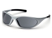 Pyramex Zone II SS3320E Safety Glasses Gray Lens & Silver Frame | YarinInd