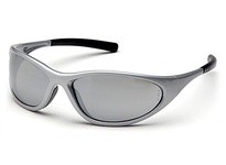 Pyramex Zone II SS3370E Safety Glasses Silver Mirror Lens and Silver FrameZone II Safety Glasses Silver Mirror Lens and Silver F