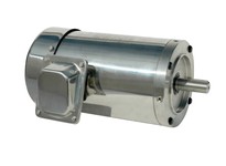 NAE SS56C1/2M-2-RB 1/2 HP 3600 RPM 56C Frame 208-230/460V 3PH NEMA Design B 60HZ 1.15 S.F. IP66 Encl Washdown Duty Stainless Ste