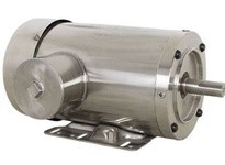 NAE SS56C1/2M-4-A 1/2 HP 1800 RPM 56C 3-Phase Washdown Duty TEFC Stainless Steel Electric Motor