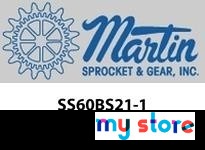 Martin Sprocket 60BS21-1 PITCH: #60 TEETH: 21 BORE: 1 INCH STAINLESS STEEL