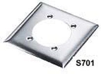 Hubbell Wiring SS701 WALLPLATE 2-G 2.48 SS