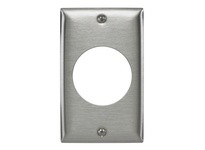 Hubbell Wiring SS737 WALLPLATE 1-G 1.937 SS | YarinInd