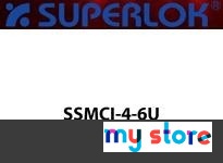 Superlok SSMCI-4-6U 1/4"T X 9/16-18 Morb - SAE/MS Male Connector - 316 Stainless Steel