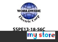 WWE SSPE13-18-56C SSPE .33 HP 1800 RPM 3 PH 60 Hz 230/460V 1.15 SF 56C FRAME TEFC STAINLESS STEEL WASHDOWN MOTOR STAINLESS STEEL