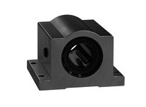 Thomson Linear SSUPB24-XS Linear Bearing, Ball Bushing, Pillow Block, Super Smart, 1.5 in, Closed, Self-aligning, Black Anodize;