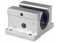 Thomson Linear SSUPBO24 Linear Bearing, Ball Bushing, Pillow Block, Super Smart, 1.5 in, Open, Self-aligning, Adjustable; Use wi
