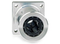Thomson Linear SSUTFB24 Linear Bearing, Ball Bushing, Pillow Block, Super Smart, 1.5 in, Closed, Twin, Self-aligning, Flanged; U