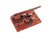 Starrett ST436.1AXFLZ Outside Micrometer Set, Friction Thimble | YarinInd