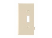 Cooper Eaton STE1V Wallplate Sectional Toggle Poly Mid End Ivory