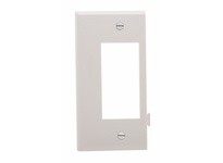 Cooper Eaton STE26W Wallplate Sectional Deco Poly Mid End White