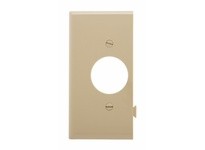 Cooper Eaton STE7V Wallplate Sectional Single Receptacle Poly Mid End Ivory | YarinInd