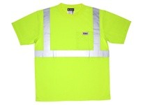 MCR STSCL2MLX4 Class 2 T-Shirt Short Sleeve 2 Silver Stripe | YarinInd