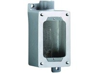 Hubbell Wiring SWB2 SPLICE BOX 1-G DEAD END 3/4" Hub | YarinInd