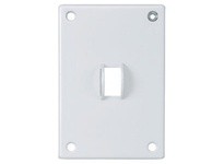 Hubbell Wiring SWP1 SEC WALLPLATE 1-G SWITCH WH
