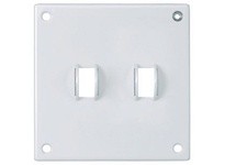 Hubbell Wiring SWP2 SEC WALLPLATE 2-G TOG WH | High-Quality Wallplate
