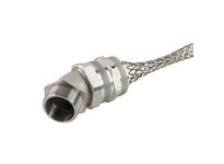 Remke SWV-45518-E Swivel-Flex 45 deg alum Cord Grip 2" NPT cable range 1.000 - 1.125 with mesh