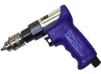 Taylor Pneumatic T-7888A Non Reversing Palm Drill | Rubber Grip | 1/4" Chuck