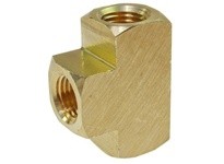 Coilhose T002 Tee 1/8" FPT Brass Pipe Fitting