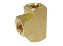 Coilhose T004-DL Tee 1/4" FPT Brass Pipe Fitting Display