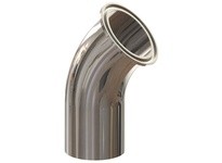 Dixon T2KM-300PL BioPharm 45° Clamp x Weld Elbow