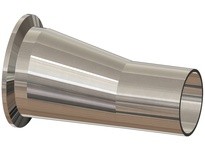 Dixon T32M-200050PL BioPharm Clamp x Weld Eccentric Reducer - T32M