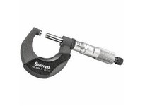 Starrett T444.1XRL-1 Outside Micrometer, Ratchet Thimble, Carbide Anvil-Spindle, 0-1" Range, .0001"Outside Micrometer, Ratchet T