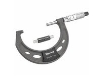 Starrett T444.1XRL-3 Outside Micrometer, Ratchet Thimble, Carbide Anvil-Spindle, 2-3" Range, .0001"Outside Micrometer, Ratchet T