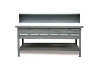 StrongHold T6036-RS-6DB-SSTOP Industrial Shop Table | Durable & Reliable