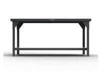 StrongHold T7236 Industrial Shop Table 72x36x34 1 Shelf | Durable Workbench
