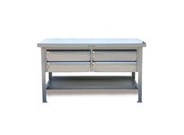 StrongHold T7236-4DB-KL-SSTOP Industrial Shop Table | YarinInd