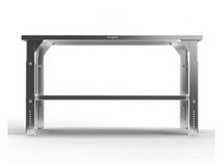 StrongHold T7236SS-AL Stainless Steel Adjustable Height Shop Table | Durable & Versatile