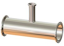 Dixon T7RMP-250150PM BioPharm Clamp Reducing Tee