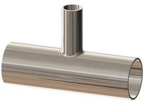 Dixon T7RWWW-400075PL BioPharm Weld Reducing Tee