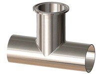 Dixon T7WWM-100PM BioPharm Weld x Weld x Clamp Tee