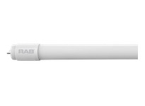 RAB T8-17.5-48G-830-SD-BYP LINEAR TUBES 2300 LUMENS T8 17.5W 4 FEET GLASS 80CRI 3000K SINGLE/DOUBLE ENDED BALLAST BYPASS