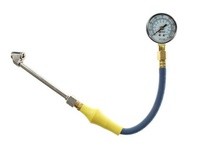 Coilhose TGA160 Dial Pressure Gauge w/ Dual Foot Chuck 0-160 PSI
