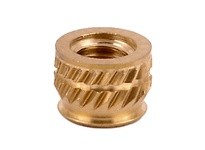E-Z LOK TH-008-SV Threaded Insert for Plastic - Tapered | Pack of 100