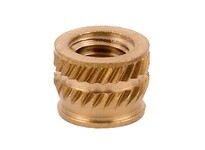 E-Z LOK TH-124-SV Threaded Insert for Plastic - Tapered - Single Vane - 10-24 Pack of 50