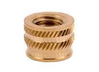 E-Z LOK TH-518-SV Threaded Insert for Plastic - Tapered - Single Vane | Pack of 25