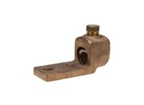 NSI TL1000-L2 1000-500 MCM 1 WIRE CAST BRONZE TERMINAL LUG W/ (2) 1/2 MTG HOLES