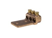 NSI TL250-3L2 250 MCM - 1/0 AWG 3 Wire Cast Bronze Terminal Lug | Durable & Reliable