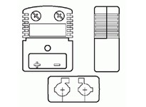 Red Lion Controls TMPCNS05 TC PROBE CONN E STD MALE