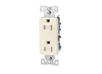 Cooper Eaton TR1107LA-BOX Receptacle Tamper Resistant Deco Duplex 15A | YarinInd